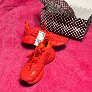 Adidas by Stella McCartney Women's Bright Red Athletic Sneakers